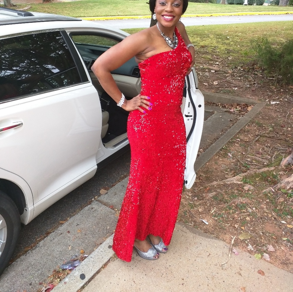 Red dress